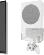🎮 xbox series s wall mount - console & controller wall shelf bracket kit for xss, near/behind tv left/right логотип