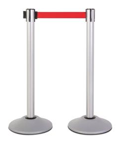 img 4 attached to 🔒 US Weight Heavy-Duty Premium Steel Stanchion Set with 7 Essential Occupational Health & Safety Products