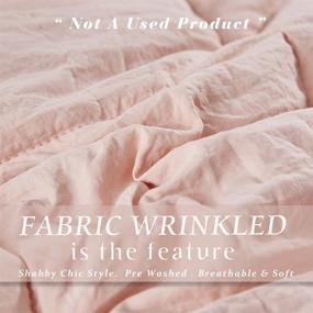 img 3 attached to 🛏️ Bedream Pink Ruffle Skirt Bedspread, 3 Piece Queen Size Hand-Stitched, 30 Inches - Shrinkage & Fade Resistant - 100% Cotton-Feel Microfiber Coverlet - Breathable Bedding Set (C3)