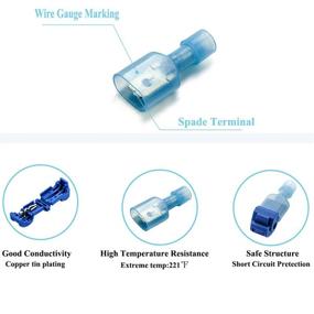 img 2 attached to 🔌 Qibaok Self Stripping Electrical Disconnect Connectors