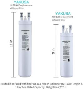 img 3 attached to 💧 Ultimate Replacement Water Filter Compatible with ULТRAＷF - Ensure Cleaner, Healthier Drinking Water!