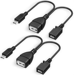 img 4 attached to 🔌 2-Pack ANDTOBO Micro USB OTG Adapter with Power for Fire Stick, Host Devices, and more - Enhanced SEO