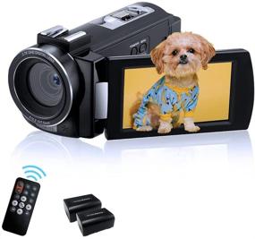 img 4 attached to 📷 Видеокамера ORDRO AE7 Camcorder FHD 1080P 30FPS с ИК-ночным видением, дистанционным управлением и 2 батареями - 2.7K