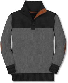 img 2 attached to 👕 High-Quality Gioberti Cotton Knitted Pullover Sweater for Boys' Clothing and Sweaters: Stylish and Cozy