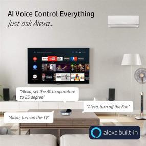 img 1 attached to 🔥 WiFi Smart IR Remote Controller with Built-in Alexa, Voice Control for Smart Home - Avatar Controls Infrared Device, Avacube IR Blaster for TV, Set-Top Box, DVD, Air Conditioner, Fan (AI Voice Hub)