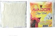 avador pack of 5 hand rolled cotton diya wicks: perfect for puja batti & akhand oil lamps logo