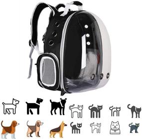 img 2 attached to 🐾 JELLY SIGHT JS Pet Carrier: Hard-Sided Bubble Backpack for Cats and Dogs - Airline Approved, Waterproof and Breathable Travel Bag