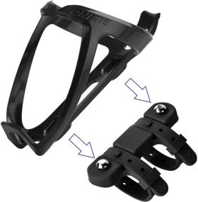 img 1 attached to 🚲 ZONKIE Bike Bottle Cage and Cup Mounting Base - Suitable for Various Bike Models, Compatible with Most Stroller Drink Holders, Made of Silicone, Multiple Color Options.