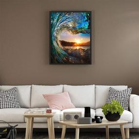 img 2 attached to 🎨 Dazzle Your Walls with the A-Wave DIY 5D Diamond Painting Kit! Create Stunning Embroidery Art for Home Decor - Perfect for Adults and Kids