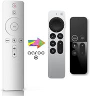 📱 aaroogo remote with power volume replacement for app tv 4k player a1294 a1218/ma711 a1378/mc572 a1427/md199 a1625/mgy52/mlnc2 a1842/mqd22/mp7p2 and samsung/vizio/lg/insignia tvs (ivory) - premium quality logo