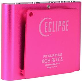 img 1 attached to Eclipse Fit Clip Plus Pk 8GB 1.8 MP3 + Video Player (Pink) - Portable Multimedia Entertainment Device