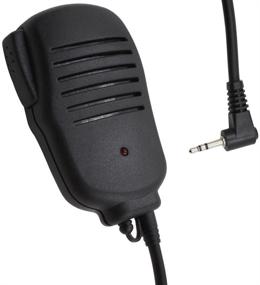 img 4 attached to KENMAX Shoulder Remote Handheld Mic with 2.5mm Headphone Jack and Red Light - Compatible with 1 Pin Vertex Radios EM1000, T270, T280, T289, T400, T4000, T7400R, T7450, T7450R, T8000