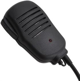 img 2 attached to KENMAX Shoulder Remote Handheld Mic with 2.5mm Headphone Jack and Red Light - Compatible with 1 Pin Vertex Radios EM1000, T270, T280, T289, T400, T4000, T7400R, T7450, T7450R, T8000