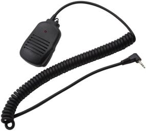 img 3 attached to KENMAX Shoulder Remote Handheld Mic with 2.5mm Headphone Jack and Red Light - Compatible with 1 Pin Vertex Radios EM1000, T270, T280, T289, T400, T4000, T7400R, T7450, T7450R, T8000