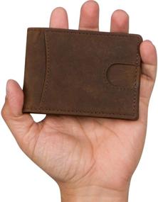 img 1 attached to 👔 NKPT Premium Grain Leather Men's Wallet: Ideal Accessories for Wallets, Card Cases & Money Organizers