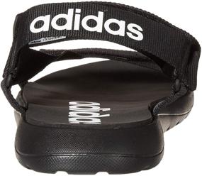 img 2 attached to Experience Ultimate Comfort with 👌 Adidas Black Men's Comfort Sandal Slide Shoes