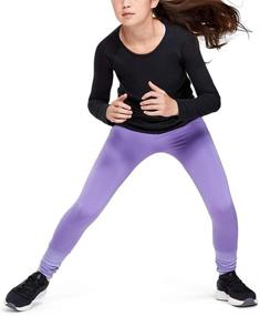 img 4 attached to 🏾 Black Girls' Active Clothing: Under Armour ColdGear Legging