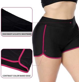 img 3 attached to ATTRACO Women's Swimwear Bottoms - Stretch Boardshorts for Swimsuits & Cover Ups