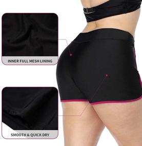 img 2 attached to ATTRACO Women's Swimwear Bottoms - Stretch Boardshorts for Swimsuits & Cover Ups