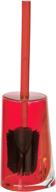 wenko paradise toilet brush set: stylish red acrylic bathroom cleaning tool, compact size – 8.8 x 11.1 x 35.5 cm logo