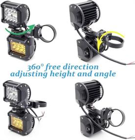 img 3 attached to Mounting Bracket KMFCDAE Clamps Adjustable Lights & Lighting Accessories