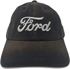 img 1 attached to 🧢 Stylish Checkered Flag Sports Ford Baseball Cap for Men – Logo Car Racing Hat
