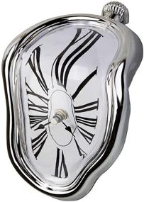 img 4 attached to 🕰️ Surrealistic Salvador Dali Inspired Melted Clock - Decorative Watch for Desk, Shelf, and Table - Funny Home Decor and Office Desk Clock - Best Birthday Gift Idea - by Creatov