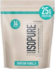 img 4 attached to 🍦 Isopure Natural Tahitian Vanilla Flavored Protein Powder - Keto Friendly, 100% Whey Protein Isolate, 1 Pound