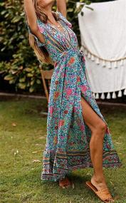 img 2 attached to ZESICA Womens Bohemian Floral Printed Women's Clothing