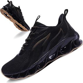 img 4 attached to TIAMOU Walking Athletic Lightweight Sneakers Sports & Fitness in Running