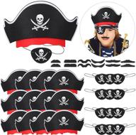 captain mustaches patches cosplay caribbean logo