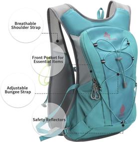 img 3 attached to 🎒 Waynorth Hydration Pack: A Reliable Hydration Backpack for Men and Women for Outdoor Activities