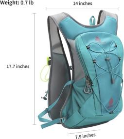 img 1 attached to 🎒 Waynorth Hydration Pack: A Reliable Hydration Backpack for Men and Women for Outdoor Activities