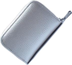 img 4 attached to CNHUALAI Wallets Genuine Leather Blocking Women's Handbags & Wallets and Wallets