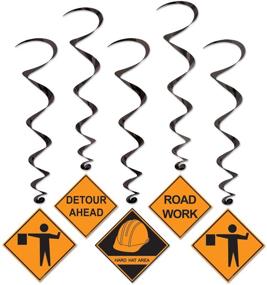 img 1 attached to 🚧 Enhance Your Construction Party with Construction Whirls (5/Pkg)