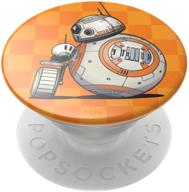 🤖 popsockets popgrip: заменяемый удерживающий держатель star wars bb-8 & d.o. для телефонов и планшетов логотип