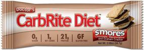 img 3 attached to CarbRite Diet Bars – Keto, Low Carb, Gluten Free, High Fats, Protein - S'mores Flavor - Pack of 12 Bars (FID47929)