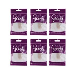 img 1 attached to 💇 Pack of 6 Goody Styling Solutions Hair Net - Light Brown, 3 Count