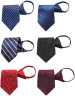 👔 effortless elegance: besmodz classic zipper pre tied necktie logo
