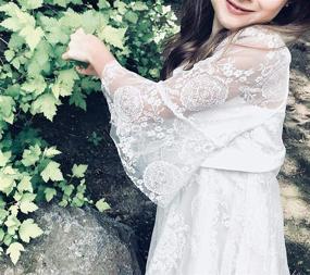 img 2 attached to A-line Lace Flower Girl Dress for 2-12 Year Olds - Get Elegant and Stylish!