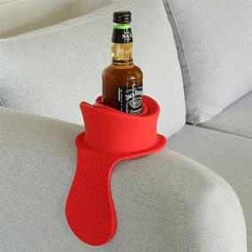 img 3 attached to Revolutionary Sofa Cup Holder - Watruer Anti-Spill Couch Coaster: Food Grade Silicone Drink Holder for Redefining Sofa Comfort