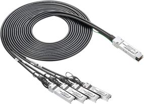 img 4 attached to 40G QSFP+ to 4xSFP+ Breakout DAC - 40GBASE-CR4 Cable for Mellanox MC2609130-001 Devices, 1-Meter(3.3ft)