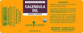 img 3 attached to 🌼 Certified Organic Calendula Oil by Herb Pharm - 1 oz