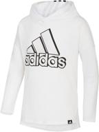 👚 активная детская одежда для девочек: футболка adidas меланж хизер для высокой производительности логотип