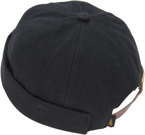 img 2 attached to 🧢 Cool and Comfy Cotton Brimless Docker Cap: Adjustable Street Style Beanie Hat for Fashion-Forward Lovers