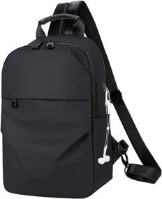 img 4 attached to Crossbody Backpack Hiking Walking Charging Backpacks