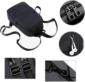 img 3 attached to Crossbody Backpack Hiking Walking Charging Backpacks