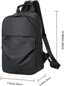 img 1 attached to Crossbody Backpack Hiking Walking Charging Backpacks