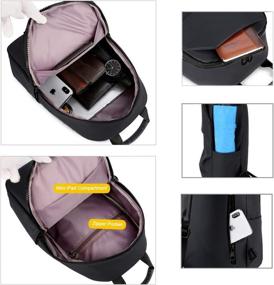 img 2 attached to Crossbody Backpack Hiking Walking Charging Backpacks