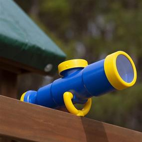 img 2 attached to 🔭 Enhance Outdoor Exploration with Swing-N-Slide WS 4665 Non-Magnifying Telescope with Compass Swing Set Attachment in Blue and Yellow